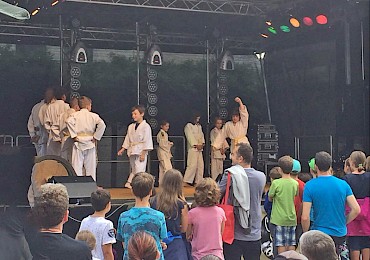 Judo-Nachwuchs präsentierte sich auf den Stadtfest